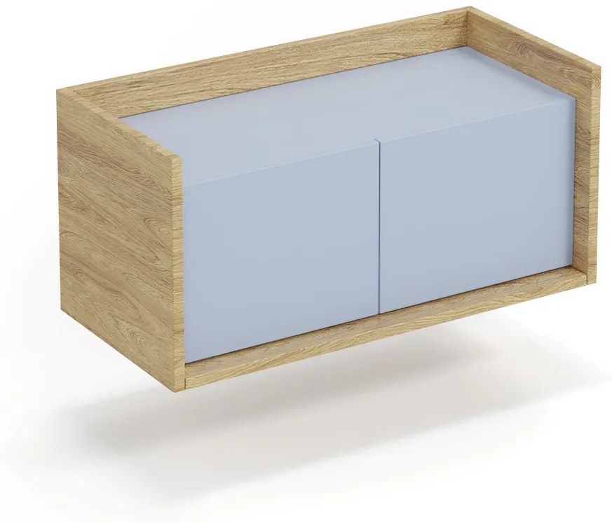 Corp modular Mobius 2D natur/albastru – H36 cm