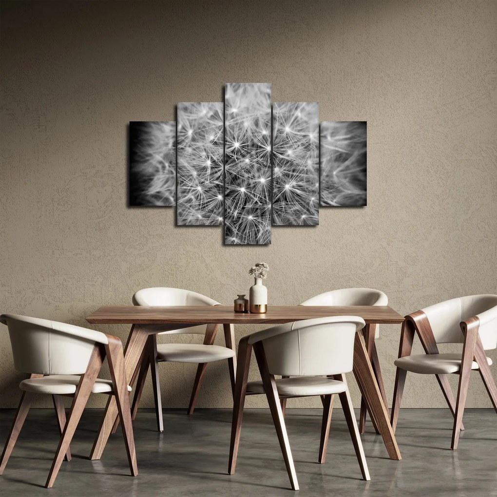 Tablou păpădie gri (150x105 cm)