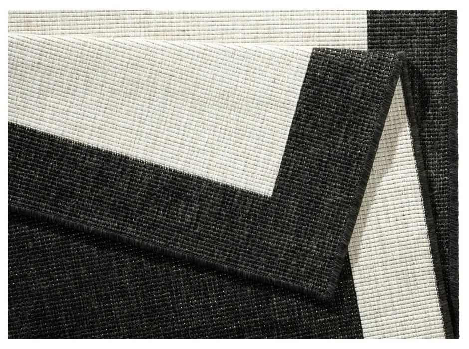 Covor adecvat pentru exterior NORTHRUGS Panama, 120 x 170 cm, negru - crem