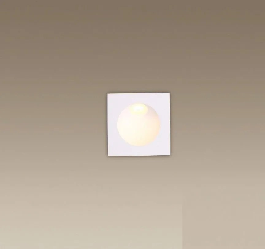 Spot LED cu protectie IP54, diam.6,5cm, alb, TIME H0073 MX