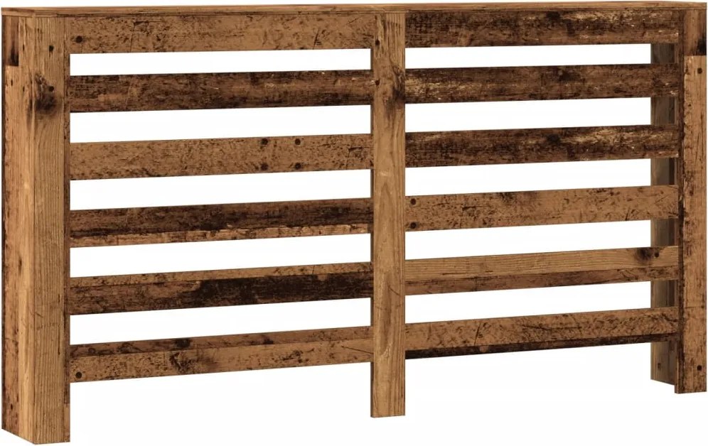 vidaXL Mască pentru calorifer, lemn vechi, 149x20x82cm, lemn prelucrat
