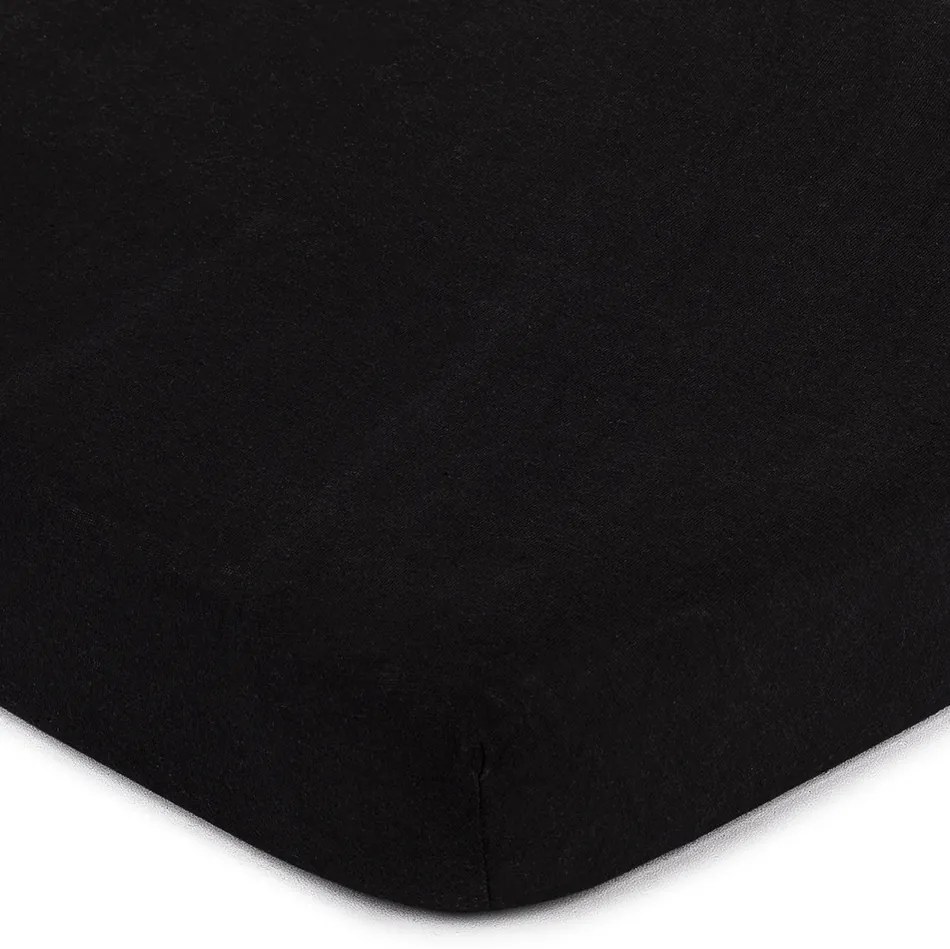 Cearşaf 4Home jersey, negru, negru, 220 x 200 cm