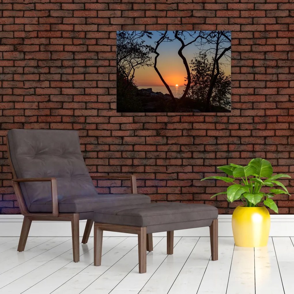 Tablou cu apus de soare (70x50 cm)