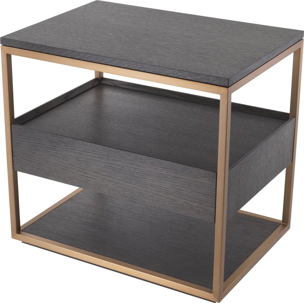 Masuta laterala cu sertar design elegant LUX Parker 114216 HZ