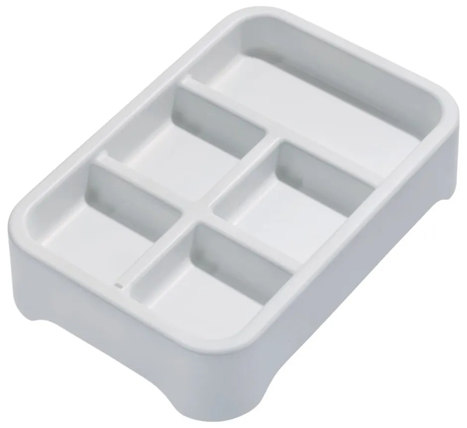 Organizator pentru bijuterii iDesign Eco Bin 5, 28,12 x 19,23 cm, gri