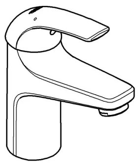 GROHE 32848000 - Baterie lavoar BAUCURVE, crom lucios