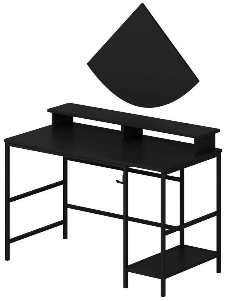 Masă PC Grana (Negru). 1088568