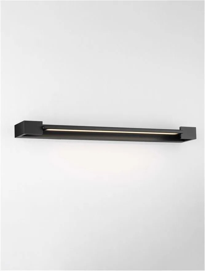 Aplica LED ambientala directionabila pentru baie/exterior IP44 PARK negru