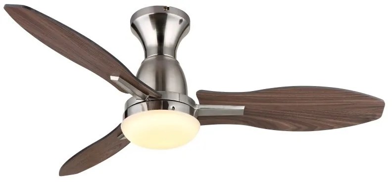 Lustra LED cu ventilator si telecomanda GALE nickel 03671N GL