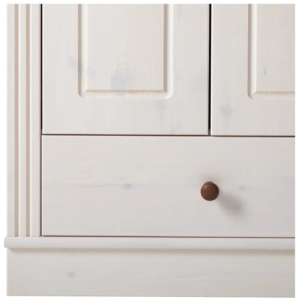 Șifonier alb din lemn de pin 65x180 cm Anita – Støraa