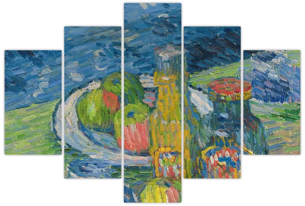 Tablou - Alexej von Jawlensky, Still Life with Bottles and Fruit, reproducere (150x105 cm)