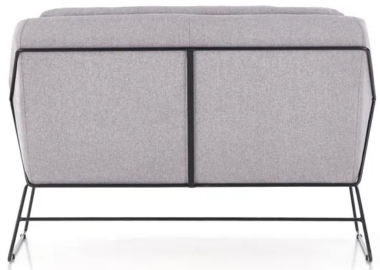 Fotoliu relaxare dublu gri deschis HAMAR 2 XL