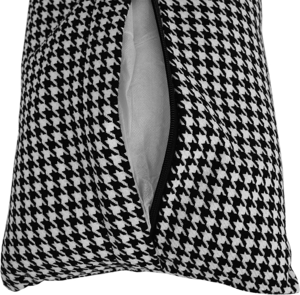 Scaun pivotant de lux, cu model / negru, KAILAN