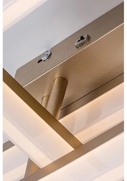 Plafonieră LED Rabalux 71384 AMILIA LED/22W/230V 3000/4000/6500K auriu