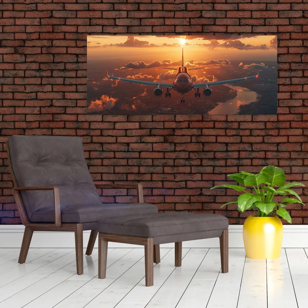 Tablou - Avion de transport (120x50 cm)