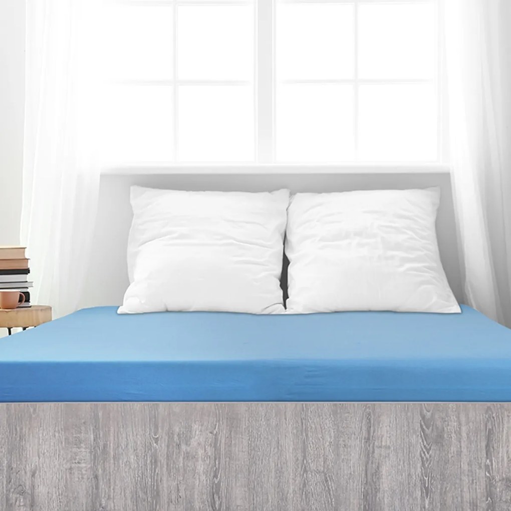 Cearșaf de pat 4Home Premium jersey albastru , 180 x 200 cm, 180 x 200 cm