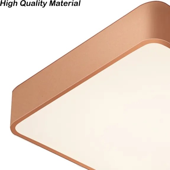 Brilagi - Plafonieră LED reglabilă POOL SQUARE LED/36W/230V 40x40 cm bronză + telecomandă