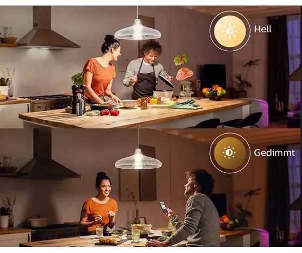 LED Bec Philips Hue WHITE E67 E27/15,5W/230V