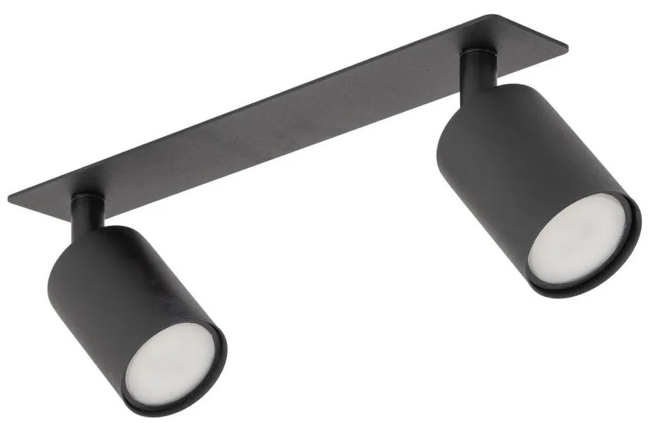 Spot încastrat NEX 2xGU10/10W/230V negru