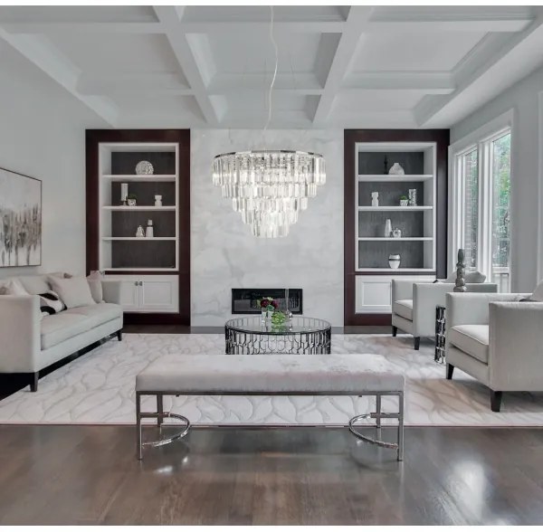 Lustră pe cablu MAXLIGHT P0260 MONACO 15xG9/40W/230V d. 60 cm crom