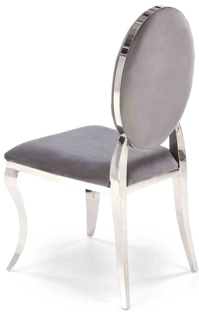 Scaun sufragerie Regino (gri + argintiu). 1123670