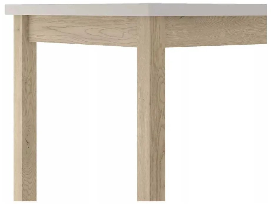 Masă de bucătărie Adam 120 x 68 cm, crem / stejar cremona