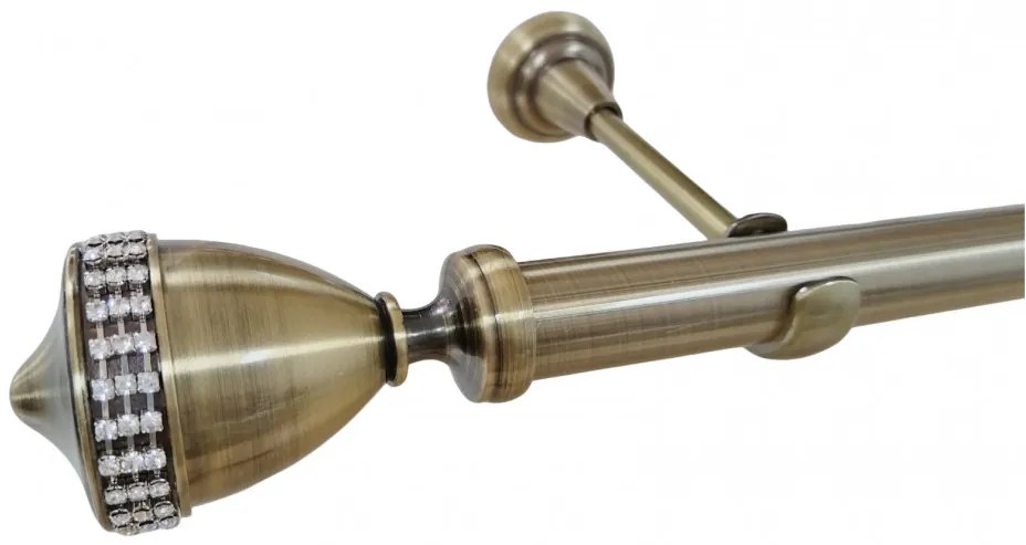 Galerie simpla fara inele VIENNA 25 - aur antic (Alege marime: 140 cm)
