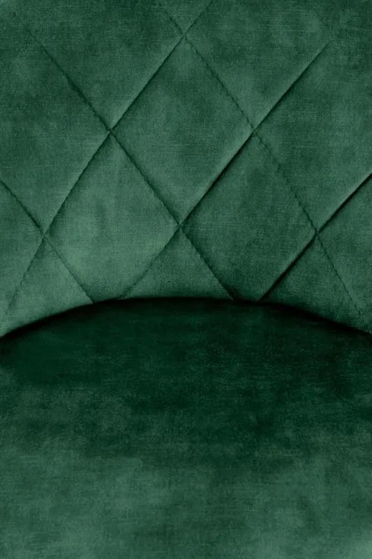 Scaun de bar H101 velvet verde