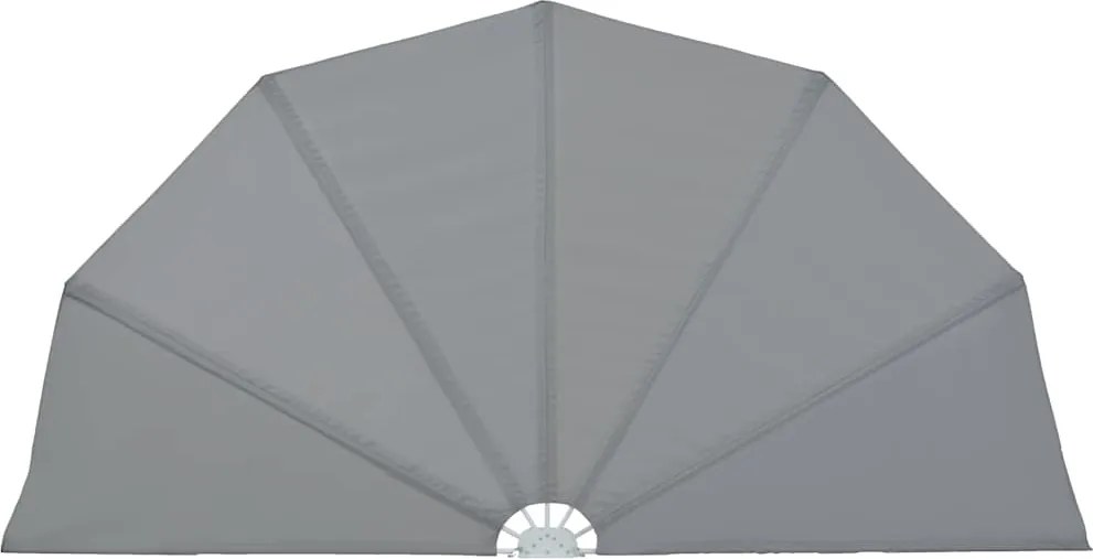 vidaXL Copertină laterală pliabilă de terasă, gri, 160 cm