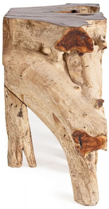 Consola finisaj natural din lemn de Teak, 150x45x80 cm, Lisandra Bizzotto