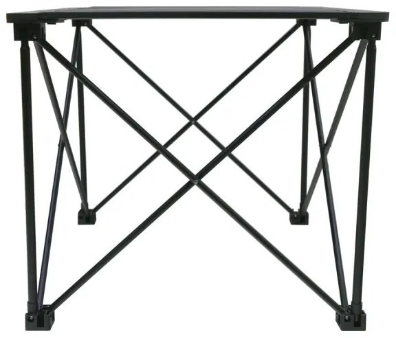 Masă pliabilă de drumeție 52x52cm antracit