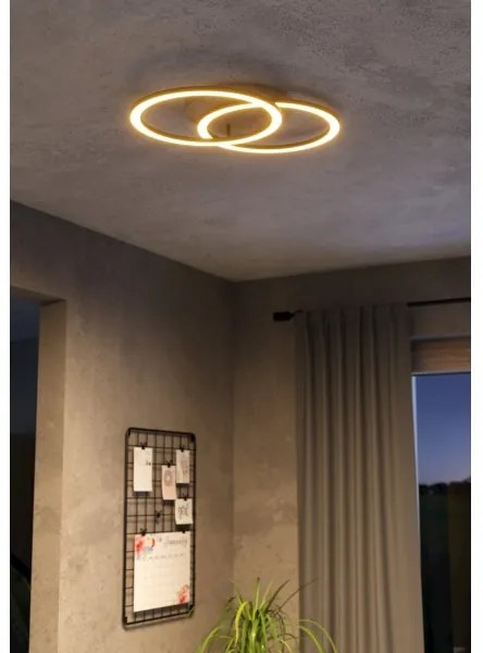 Plafonieră LED dimabilă Eglo 901743 LOMALTAS-Z 32W/230V bej/negru