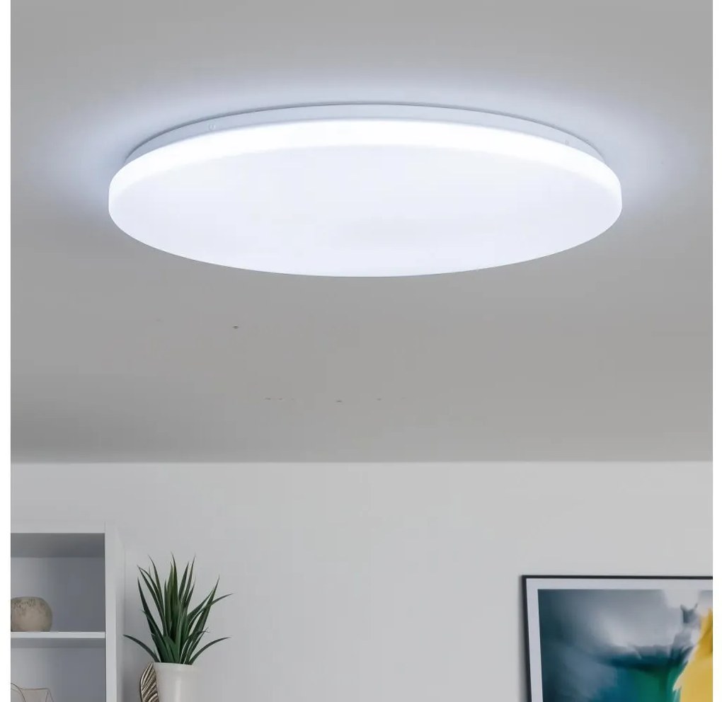 Brilagi - Plafonieră LED SMART dimabilă, 36W, 230V, Wi‑Fi (Tuya) + telecomandă