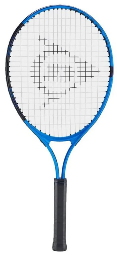 Racheta de tenis pentru copii si incepatori Dunlop™ FX JR 26 PRO, Din aluminiu, Lungime 65 cm, 12 ani plus, Albastru