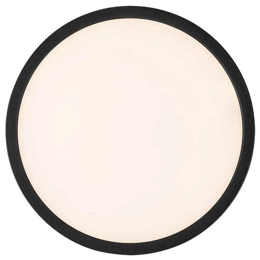 Plafoniera LED slim 29cm Gonzalo negru/alb