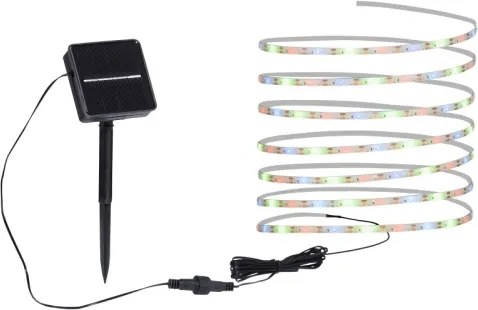 JUST LIGHT. 19971-18 - Bandă LED solară RGB TEANIA LED//3,7V 5 m 1200 mAh IP44