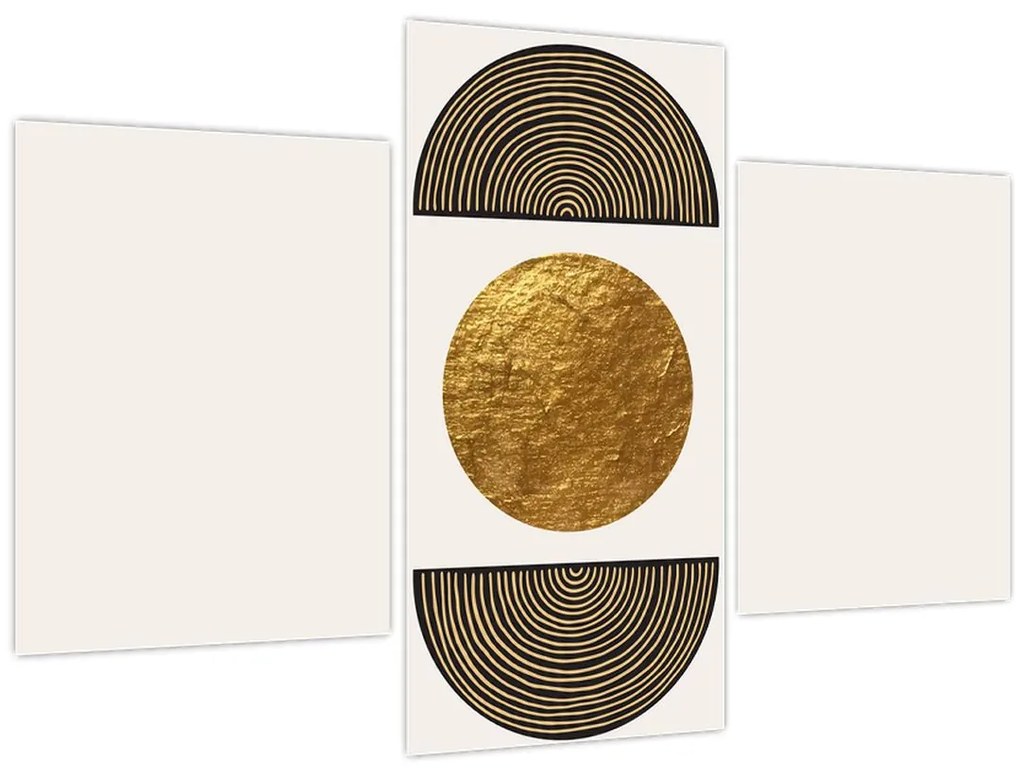 Tablou - Ornament de aur N⁰1 (90x60 cm)