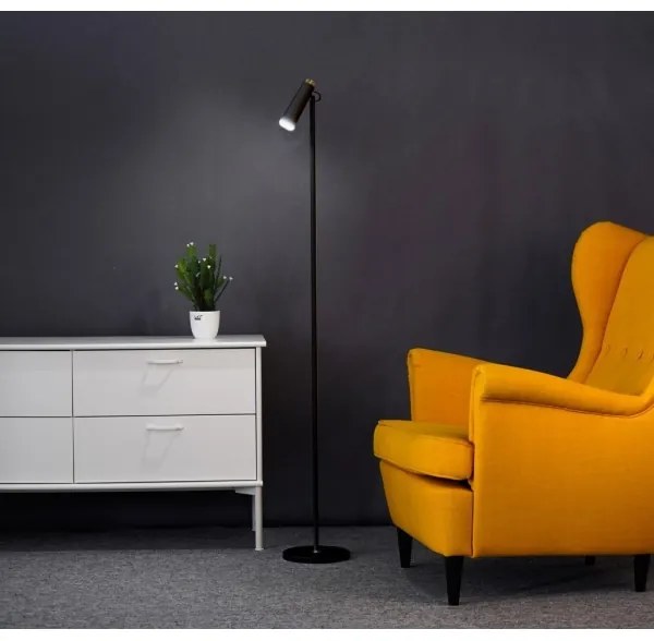 Lampadar LED dimabil Immax 08993L TIT LED/6W/230V negru