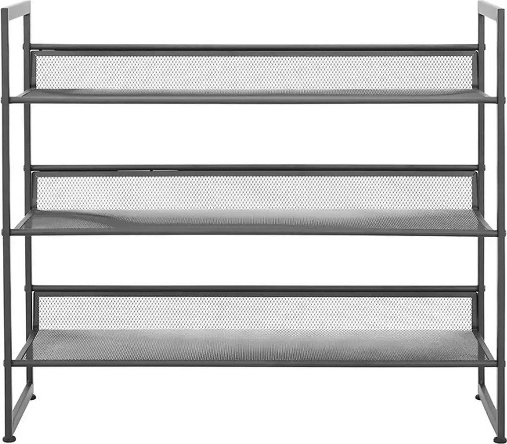 Pantofar MENOLA, negru, metal, 73x30x60 cm