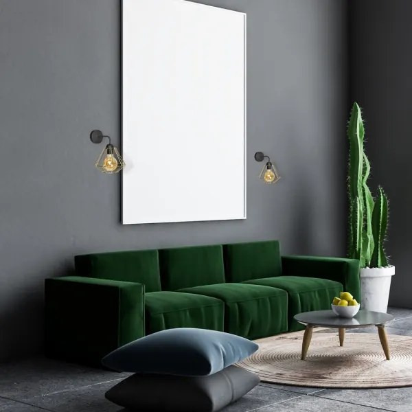 Aplică perete LUPO 1xE27/60W/230V