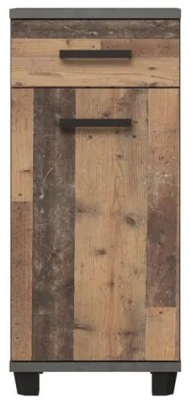 Dulap de baie VENOM antracit/maro