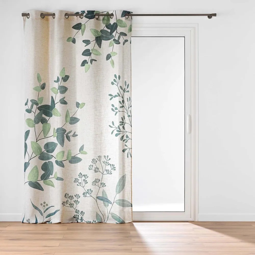 Draperie verde-bej 140x260 cm Botanica – douceur d'intérieur