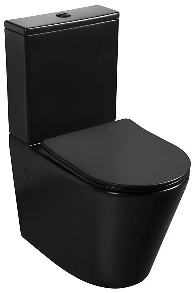 Sapho - WC combinat PACO, ceramică, negru