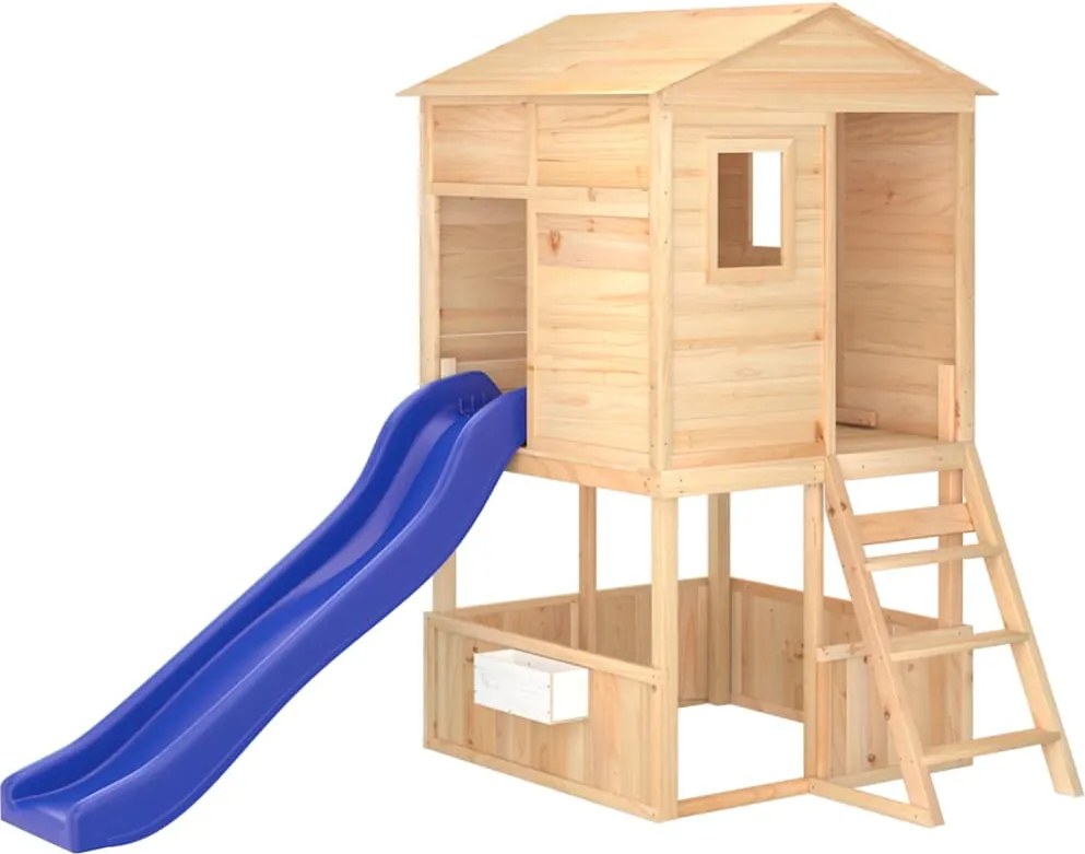 vidaXL Set de joacă pentru exterior, lemn masiv de brad