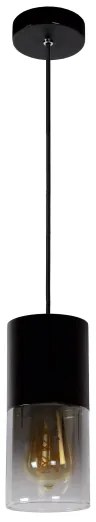 Lustră pe cablu ZINO 1xE27/60W/230V neagră Lucide 74410/01/65