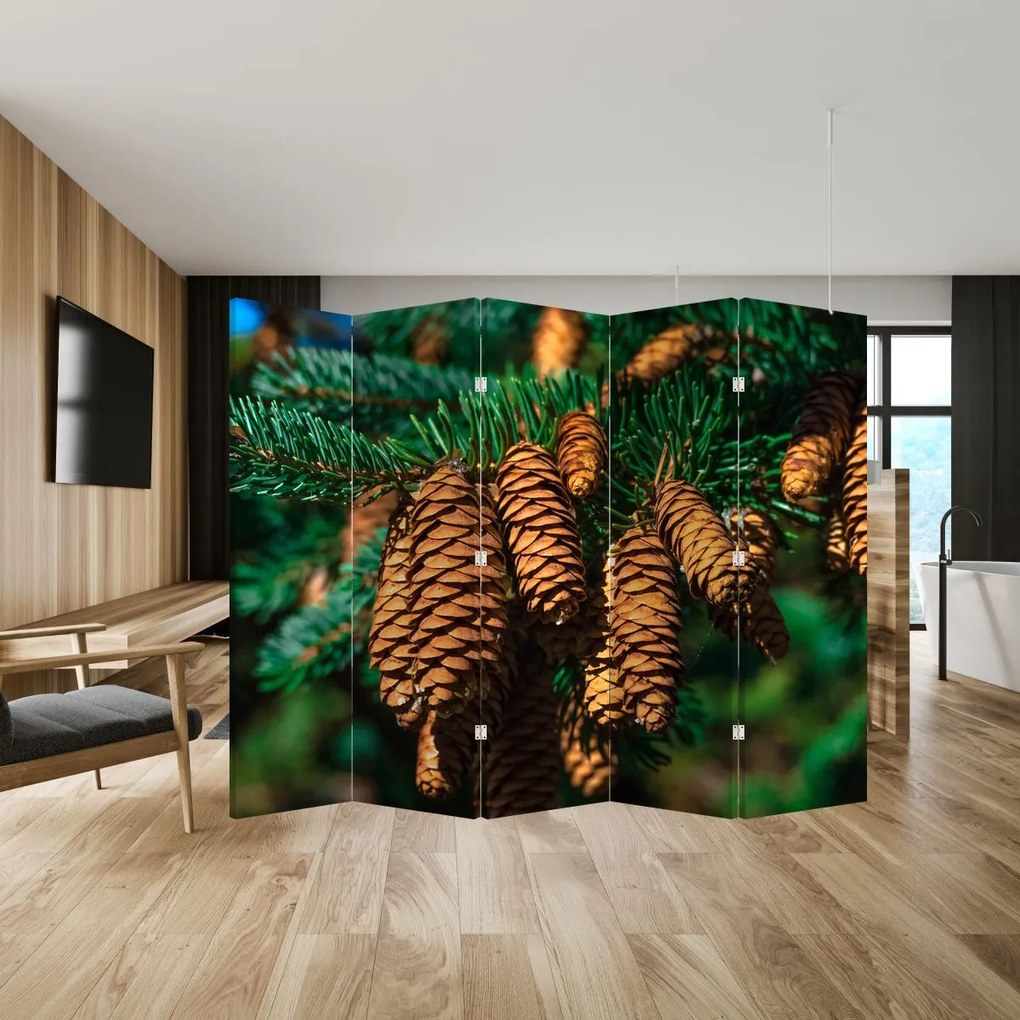Paravan - Con de brad (210x170 cm)