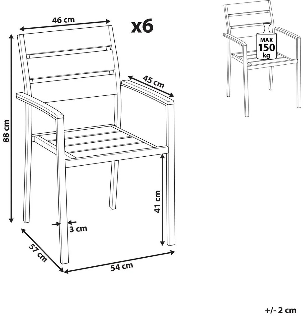 Set scaune 4 buc. Vero (lemne deschis). 1011462