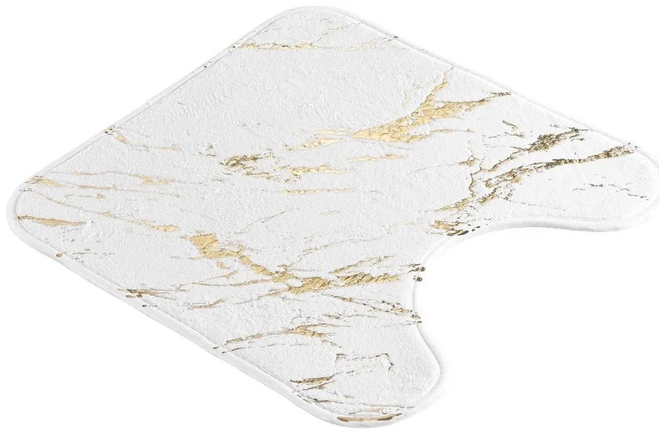 Covoraș de baie alb-auriu 45x45 cm Aquamarbre – douceur d'intérieur