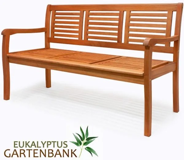 Deuba Banca de gradina - Eucalipt - 153 cm