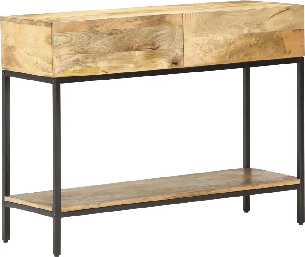 vidaXL Masă consolă, 100 x 35 x 76 cm, lemn masiv de mango
